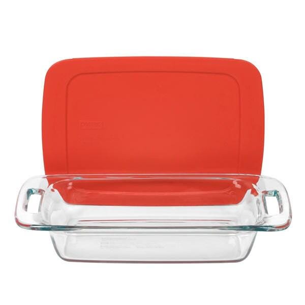 Ironic Backwards “Keep Calm and Bake On” Engraved 7x11 Casserole Dish – Funny Personalized Kitchen Gift