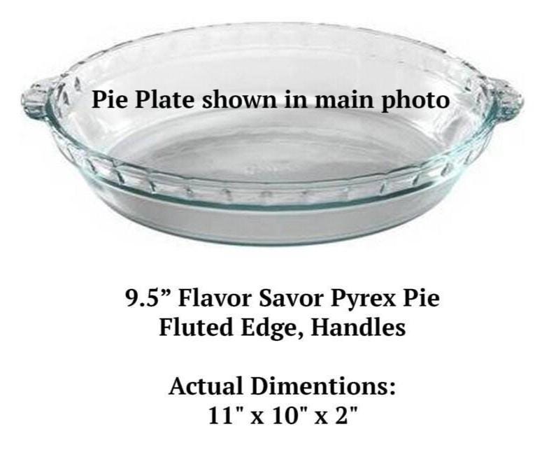 I Want to Believe Engraved Pie Plate | X-Files Inspired 9.5β Deep Dish Glass Pie Dish | UFO or Sci-Fi Lover Gift