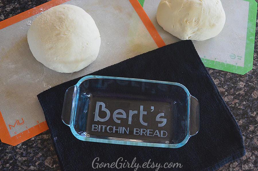 Handwritten Recipe Engraved Bread Loaf Pan – Custom Family Recipe Gift – Heirloom Keepsake Bakeware