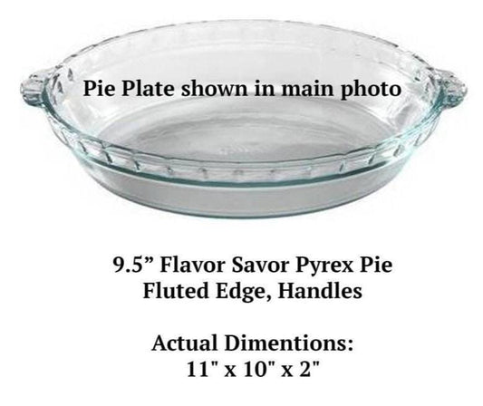 Personalized βPlease Return toβ Engraved Pie Plate | Custom Name 9.5β Deep Dish Glass Pie Dish | Funny Baker Gift