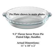 I Only Have Pies For You Engraved 9.5” Deep Dish Glass Pie Plate – Personalized Baking Gift