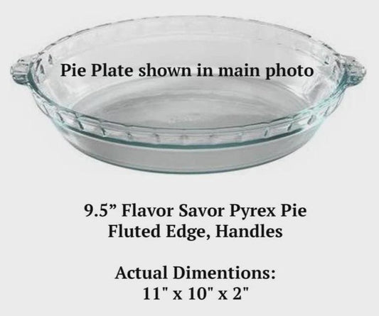 Custom Bake-Off Trophy Plate – Personalized Dessert Contest Award – Engraved Pyrex Pie Dish