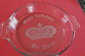 Pie Queen Trophy Plate – Custom Engraved Bake-Off Prize – Personalized Pie Dish