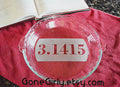 Engraved Glass Pie Plate: Funny Math Pi Day Gift