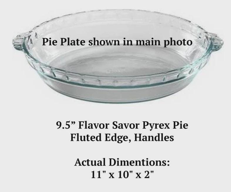 Custom State Pride Engraved Pie Plate – Personalized Pyrex Bakeware Gift
