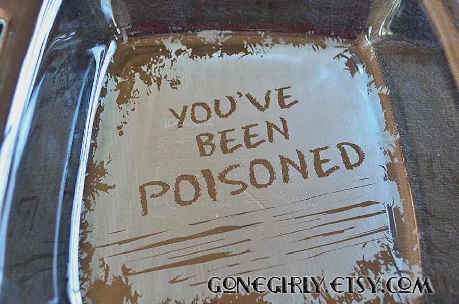You’ve Been Poisoned 8x8 Engraved Casserole Dish – Funny Kitchen Gift – Personalized Bakeware with Optional Engraved Lid