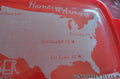 Home Is Where the Army Sends Us Engraved 7x11 Casserole Dish – Custom Military Family Gift