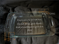 7x11 Baking Dish with Bible Verse | Engraved Glass Bakeware | Faith Inspired Kitchen Gift | Easter Gift | Scripture Dish