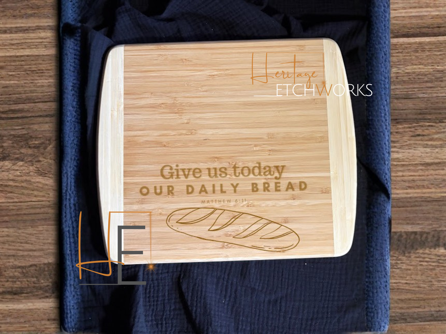 Cutting Board with Bible Verse | Engraved Wood Cutting Board | Faith Kitchen Decor | Religious Gift for Mom | Easter Gift