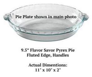 Custom Name Flourish Pie Plate – Personalized Engraved Glass Bakeware, Wedding, Housewarming, or Closing Gift