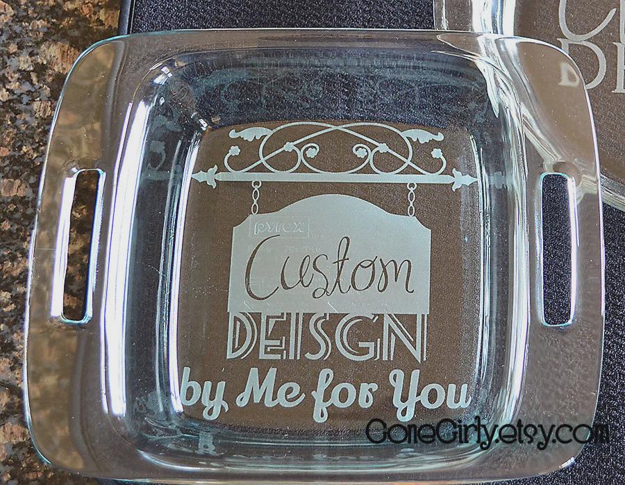 Custom Designed Engraved Bakeware| One-of-a-Kind Custom Bakeware Gift