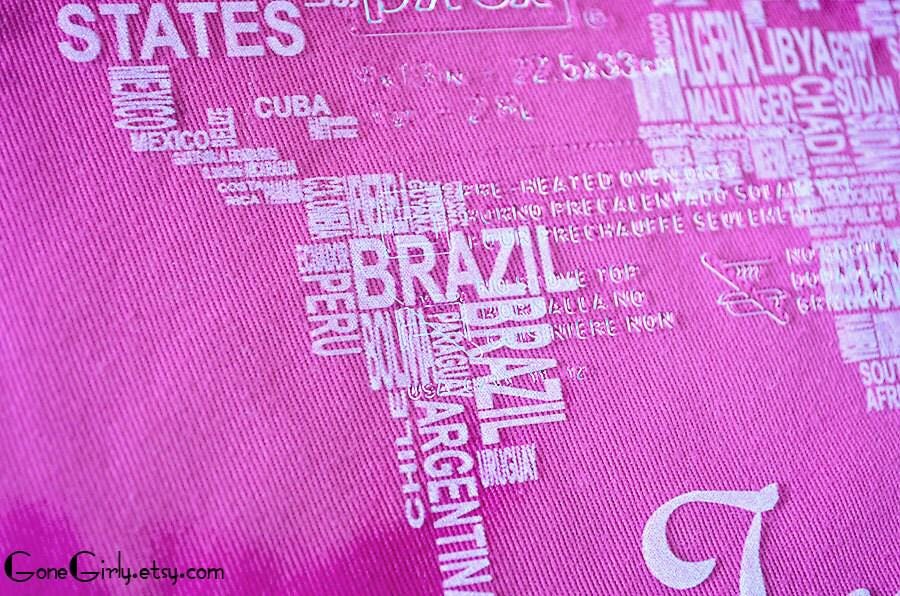 Eat Well Travel Often Engraved 9x13 Casserole Dish with Red Lid – Map Design Adventure Bakeware