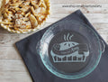 Made with Love From Your Kitchen – Personalized Engraved Glass Pie Plate