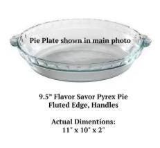 Engraved "Wild Thing" Glass Pie Plate: Custom Keepsake Dish