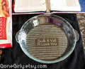 Pi Love You Engraved Pie Plate - Math Gift